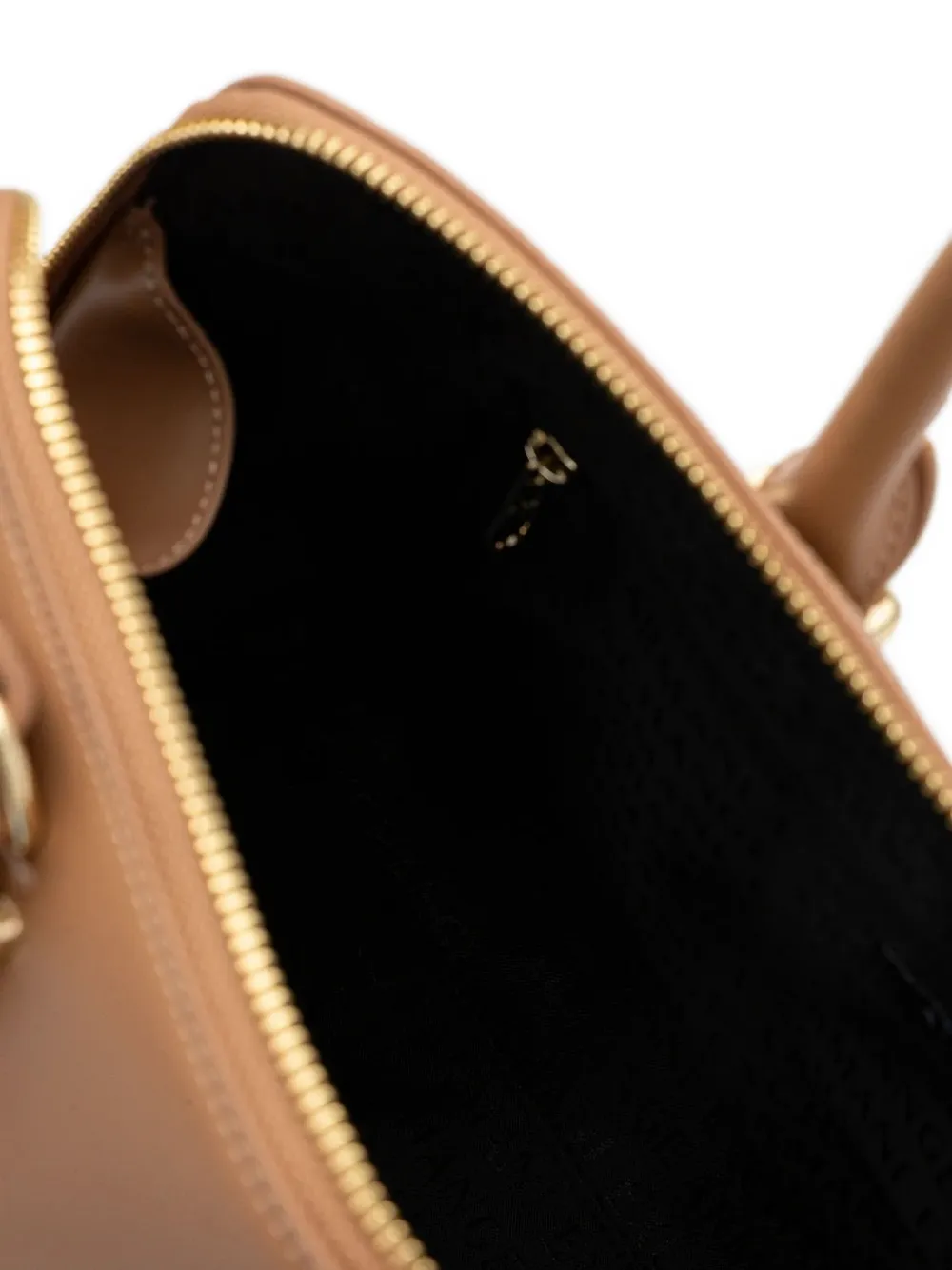 Armani Exchange Top-handle Zip-top Tote Bag In Brown