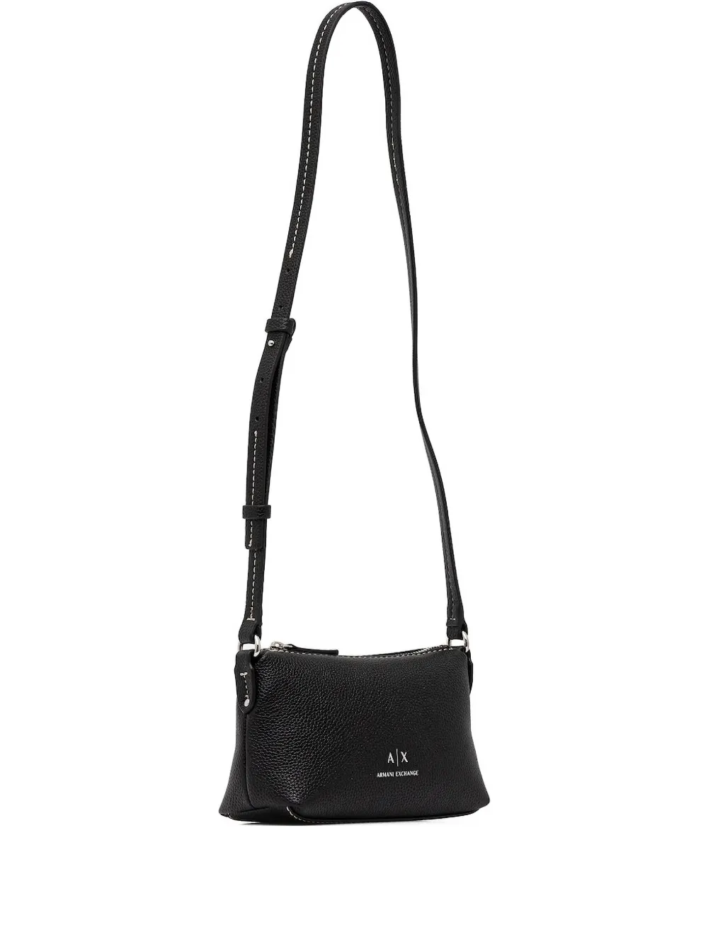 Armani Exchange テクスチャード ミニバッグ - ブラック Armani Exchange テクスチャード ミニバッグ - ブラック