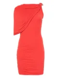 MANURI draped one-shoulder dress - Red