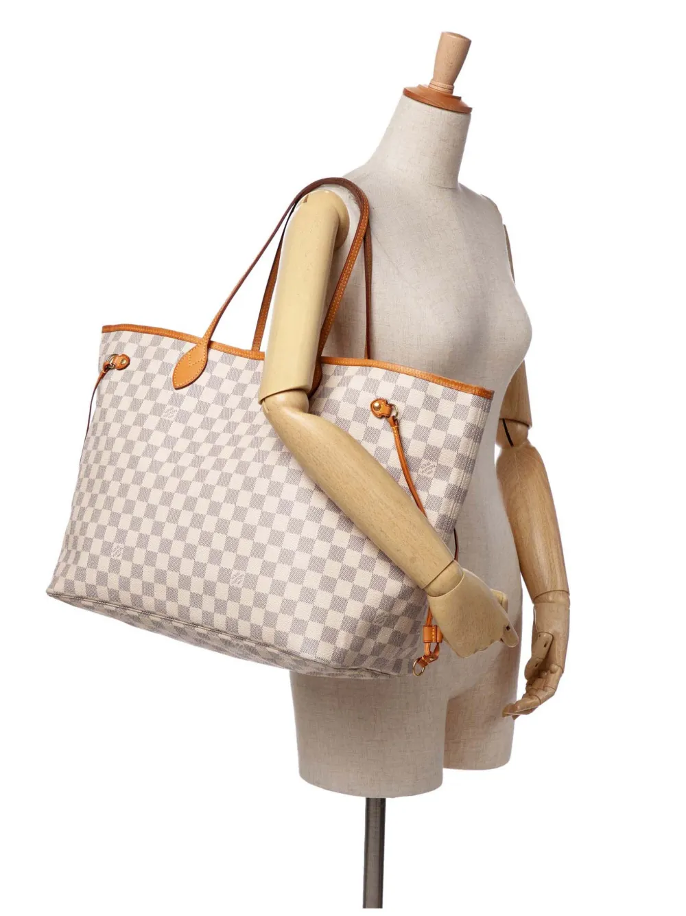 Louis Vuitton Pre-Owned 2015 Damier Azur Neverfull GM tote bag | Pre-Owned | Image 2