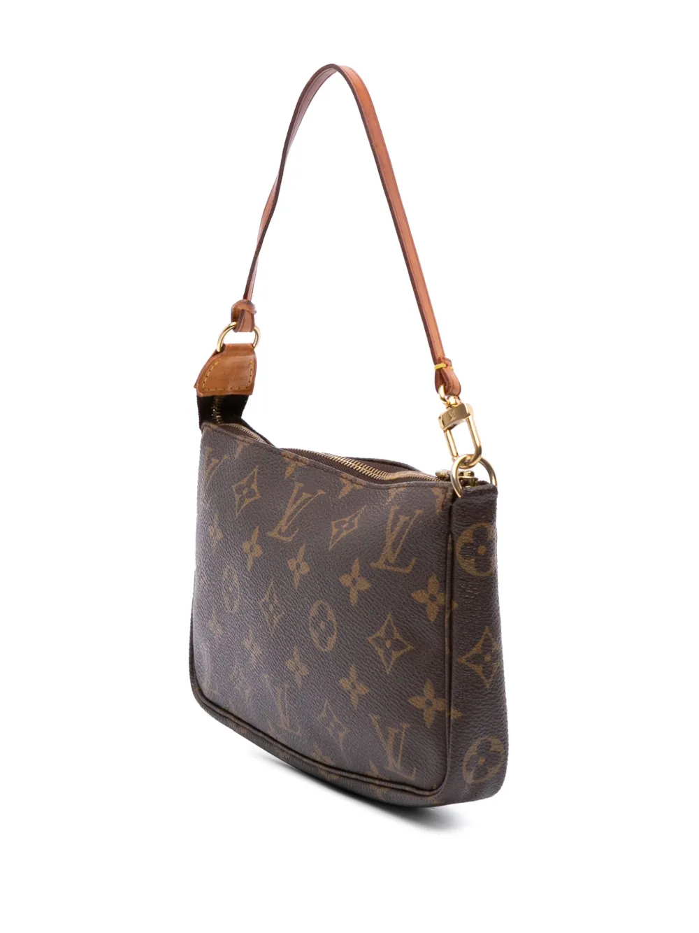 Pre-owned Louis Vuitton 2001 Monogram Pochette Accessoires Shoulder Bag