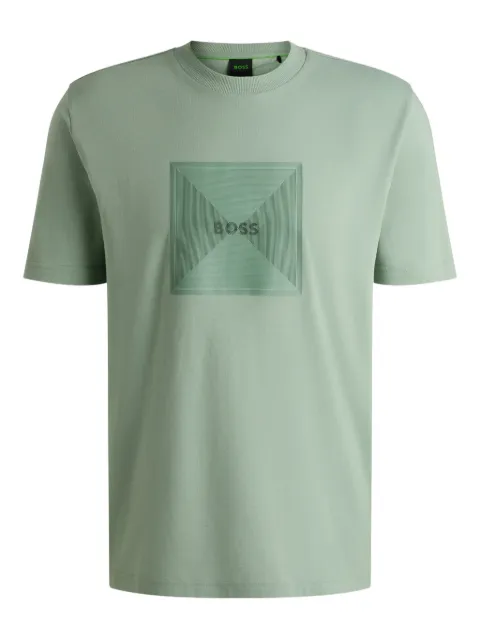 BOSS Camiseta de jersey em algodão