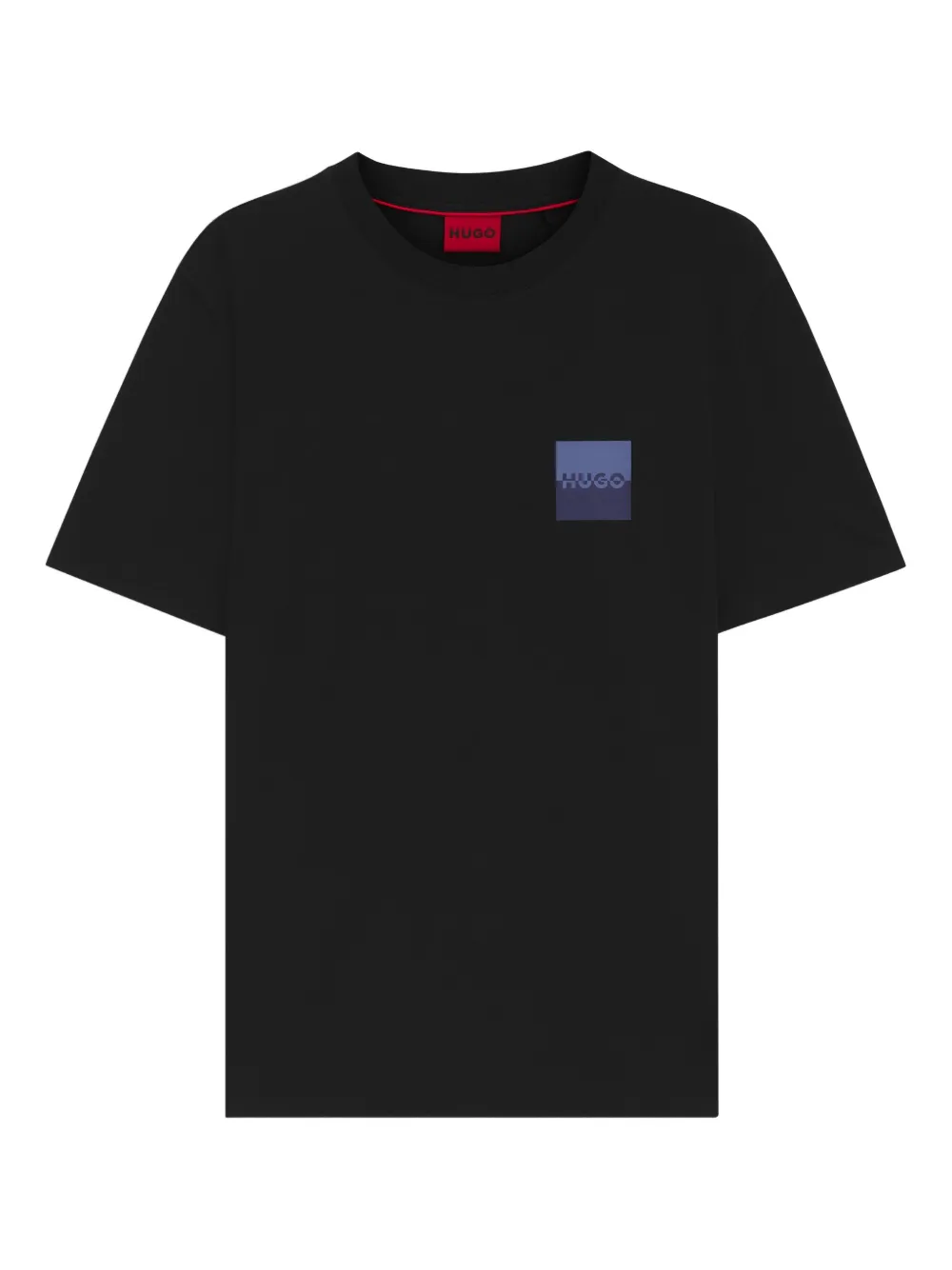 HUGO T-shirt met logoprint Zwart
