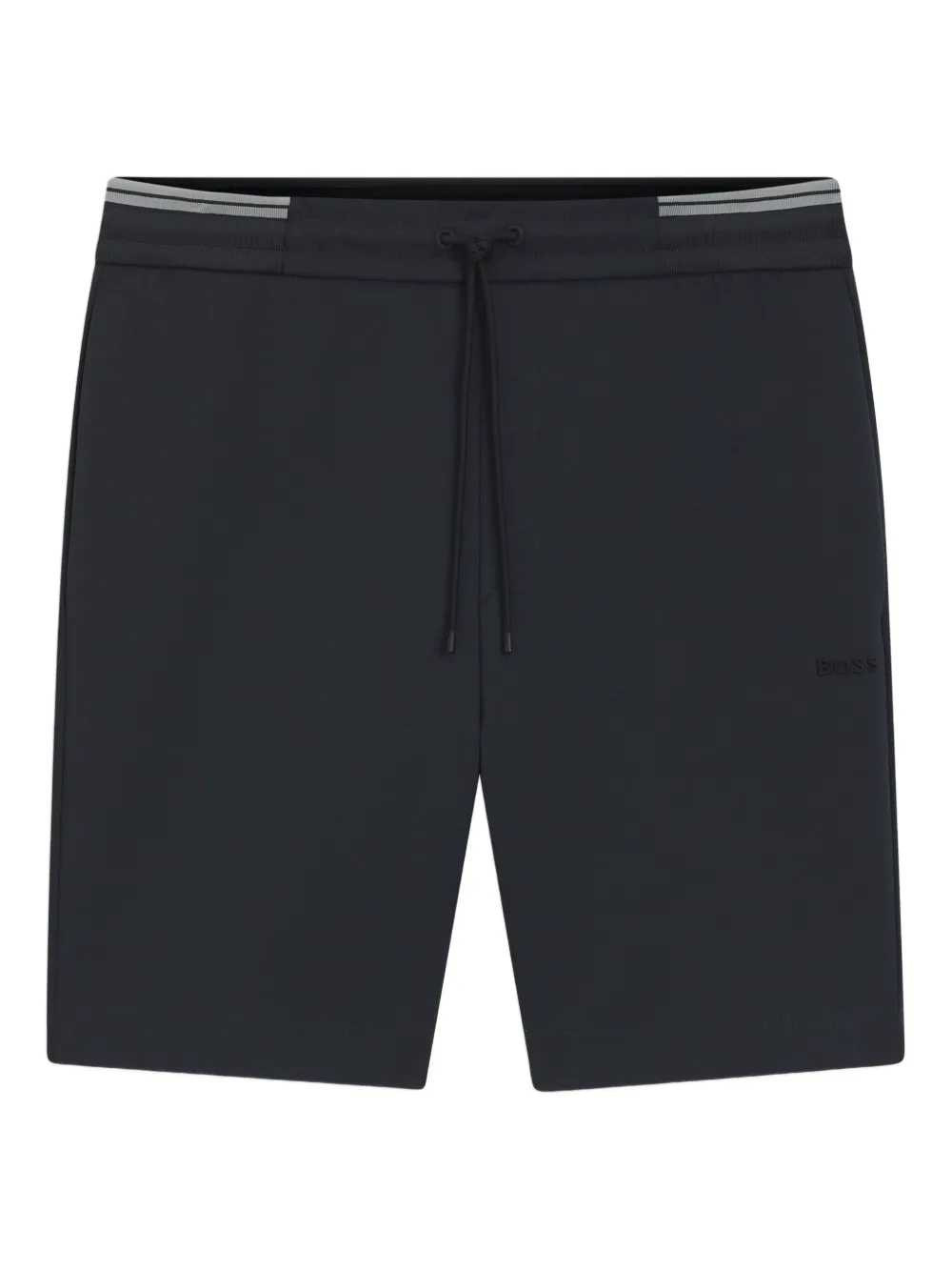 BOSS Trainingsshorts met trekkoord Zwart
