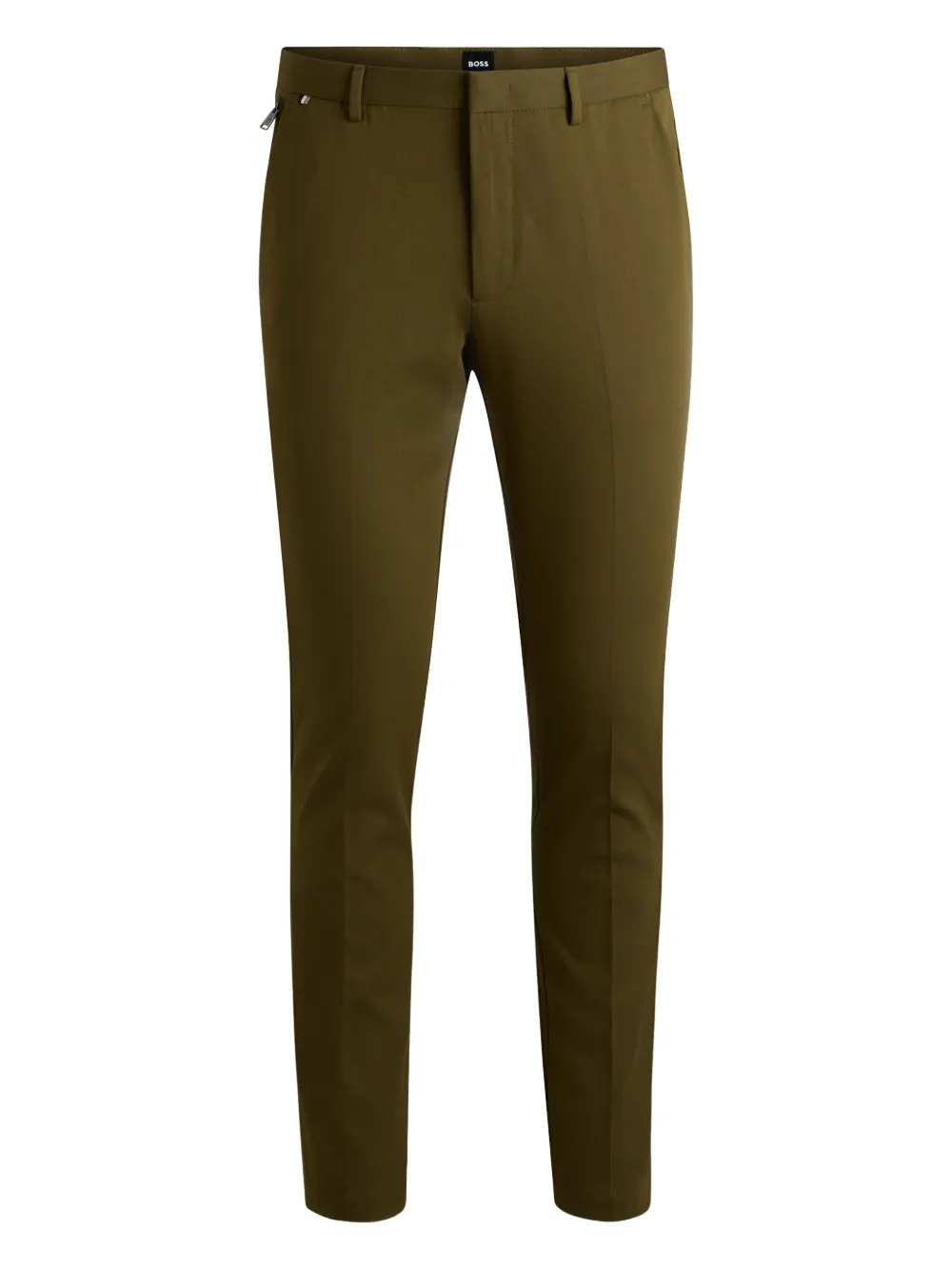BOSS Skinny chino Groen