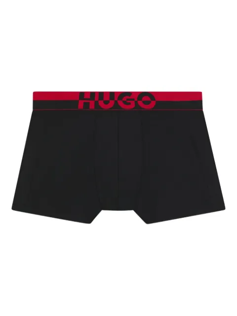 HUGO Kit 3 cuecas boxer com logo no cós
