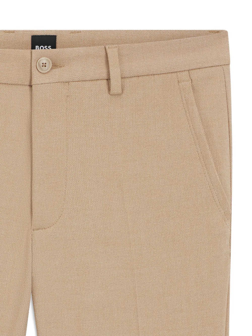 BOSS Calça com efeito amassado | Calça de alfaiataria | Image 2