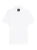 BOSS textured-knit polo shirt - White