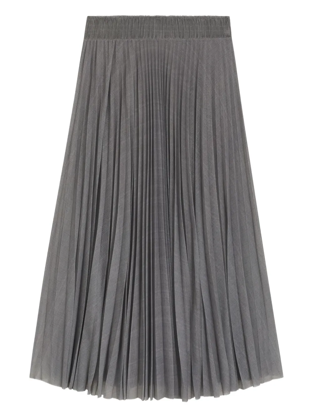 Hugo Boss Elasticated-waist Pleated Midi Skirt