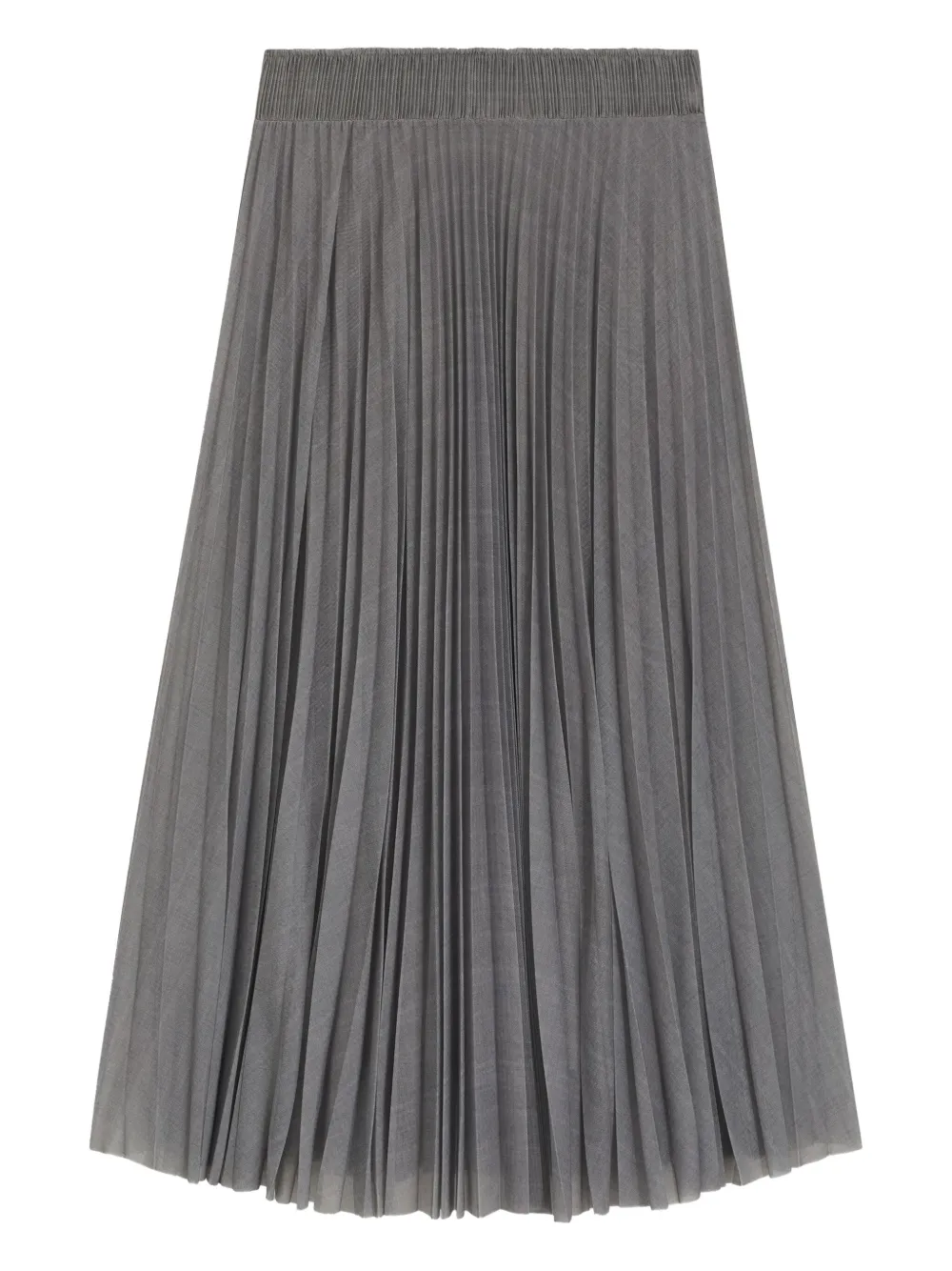 BOSS Plooirok met elastische taille Grijs