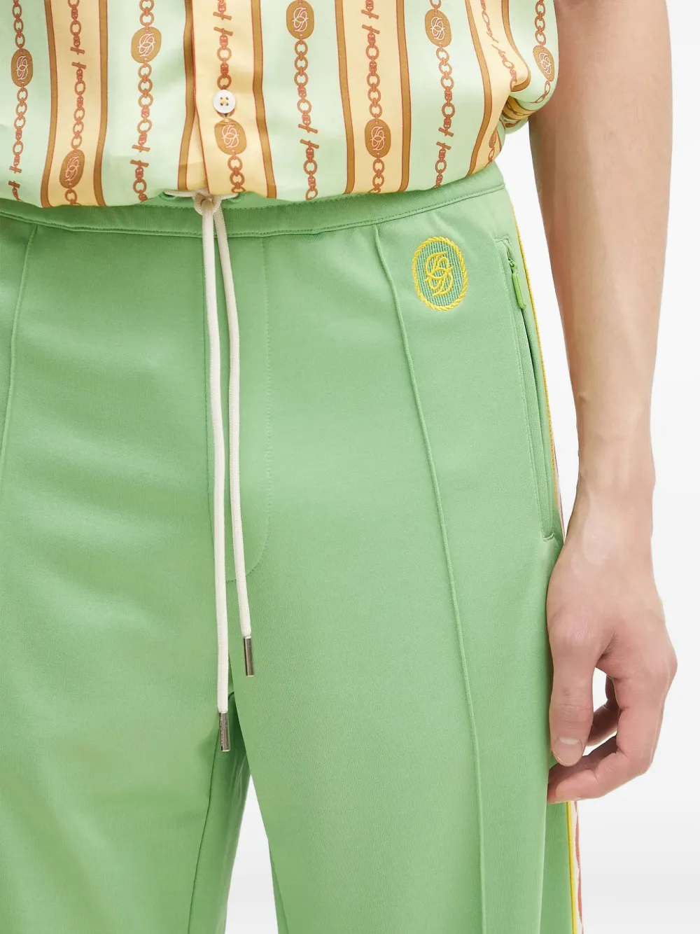 Drôle De Monsieur Tresse trainingsbroek Groen