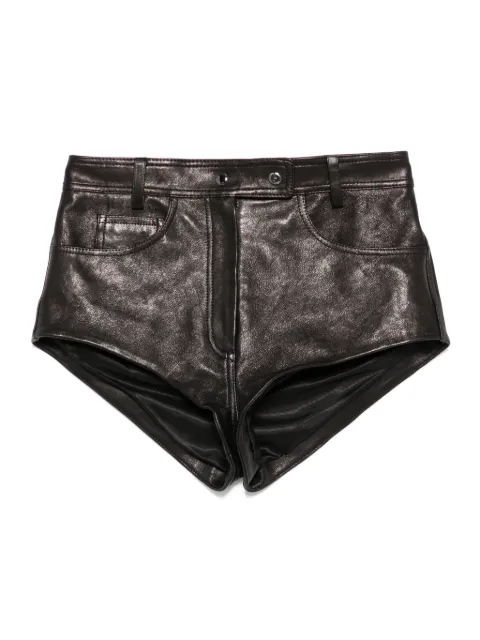 Magda Butrym leather shorts