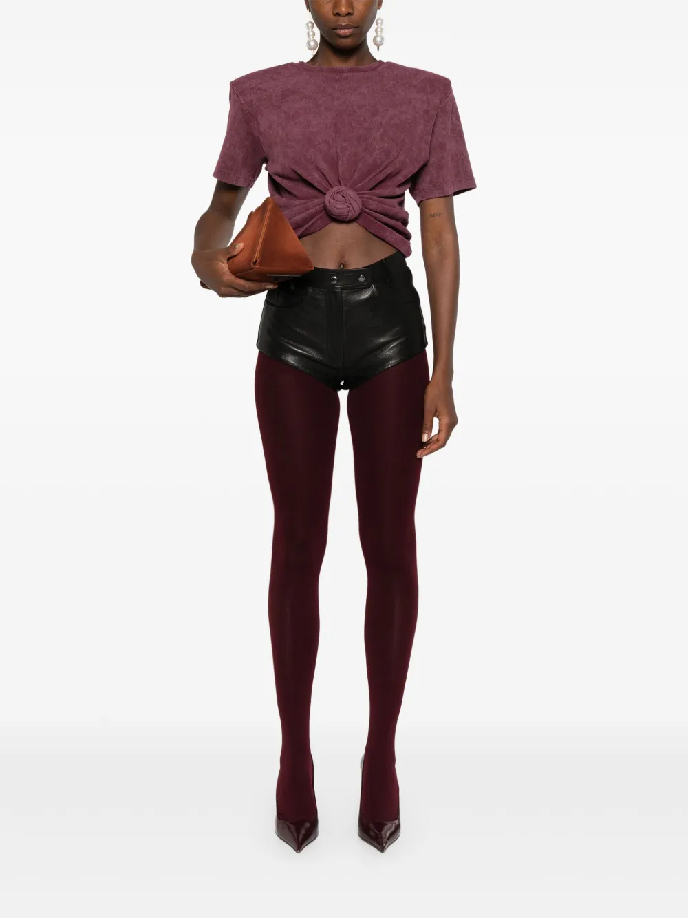 Magda Butrym leather shorts | Short Shorts | Image 2