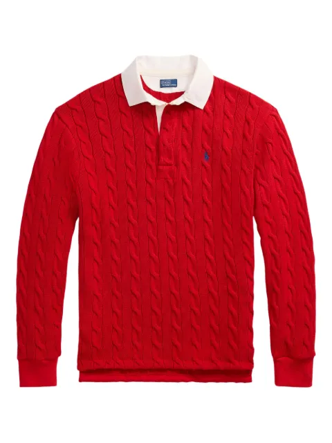 Polo Ralph Lauren cable-knit polo sweater