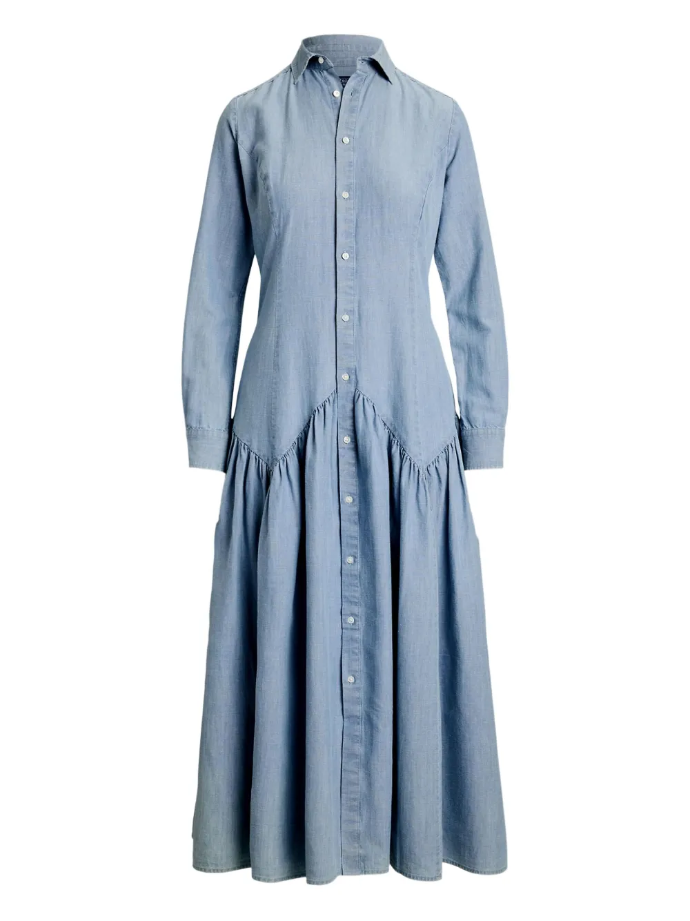 Polo Ralph Lauren Button-up blousejurk Blauw