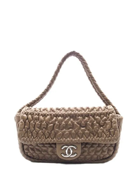 CHANEL Pre-Owned 2008-2009 Wrinkled Lambskin Hidden Chain Flap handbag