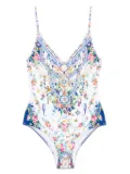 Camilla Tiles Darls swimsuit - White