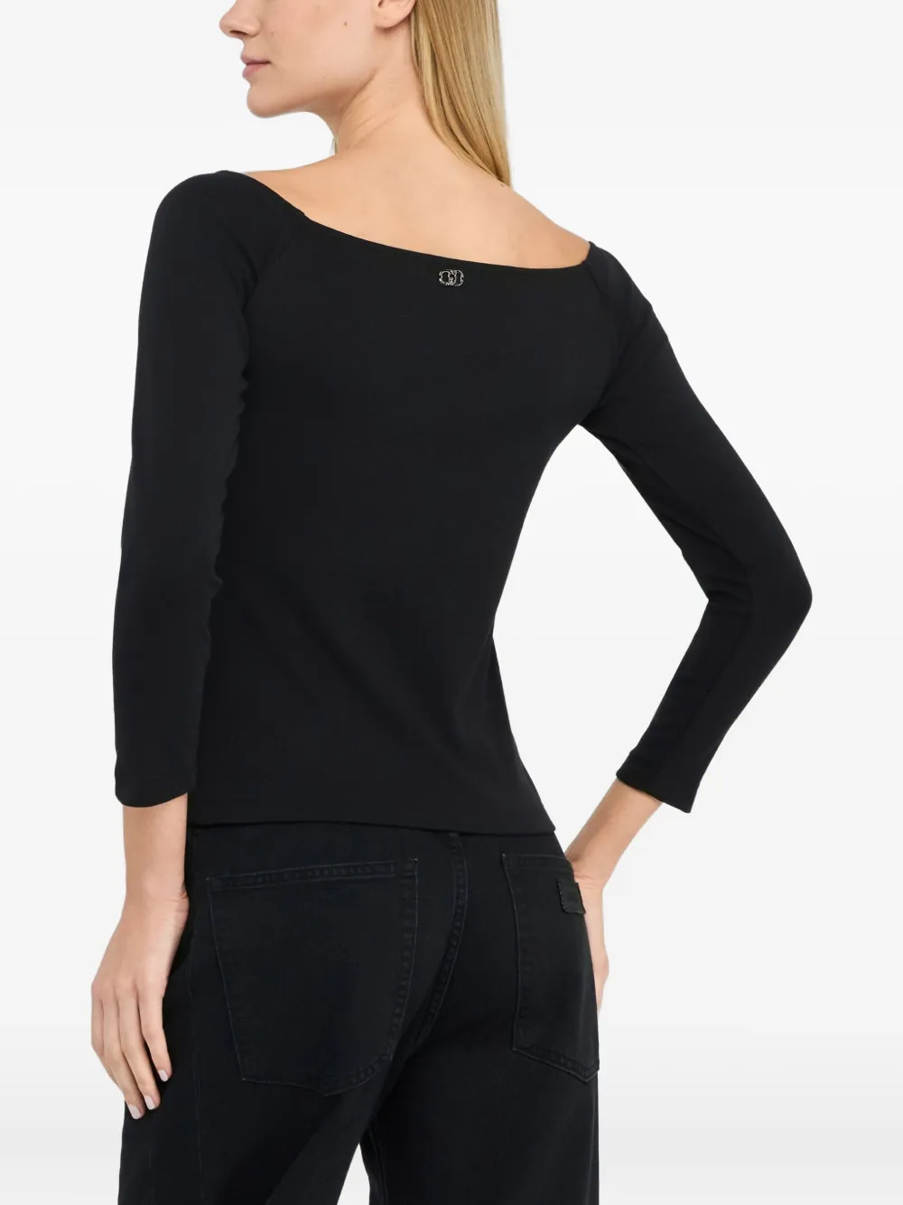 LIU JO Top met boothals Zwart