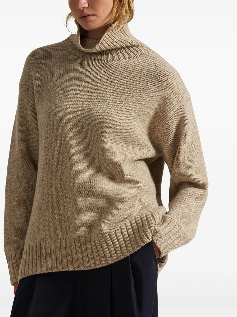 Polo Ralph Lauren タートルネック セーター In Nude