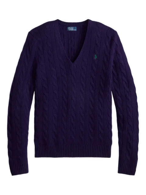 Polo Ralph Lauren cable-knit V-neck sweater