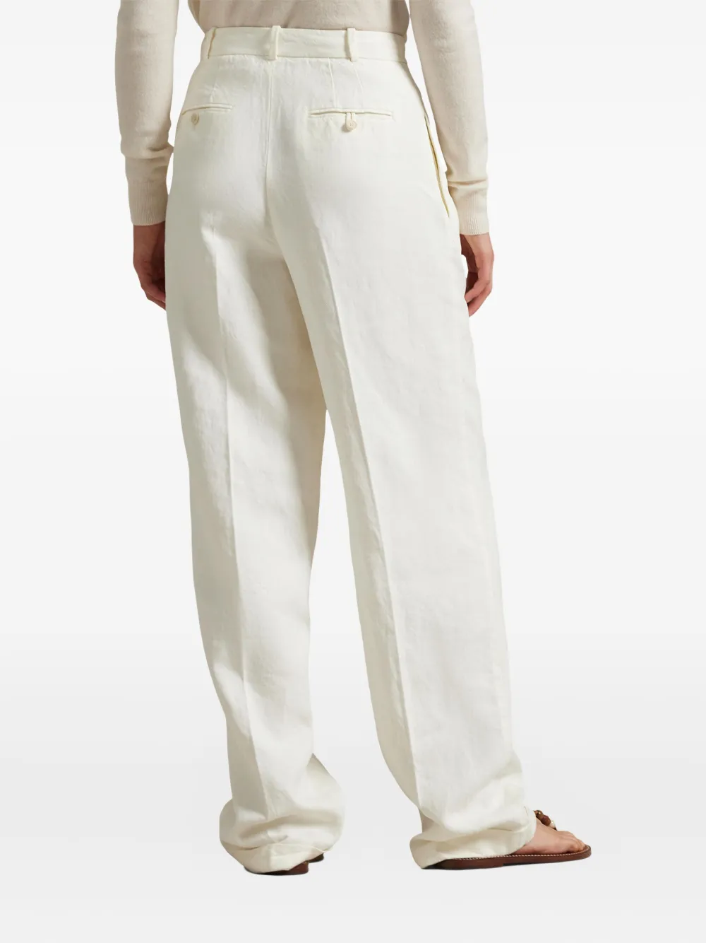 Polo Ralph Lauren Straight plooibroek Wit