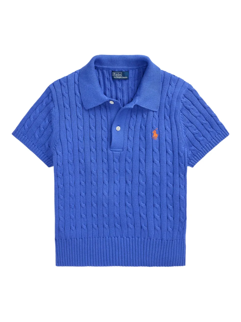 Polo Ralph Lauren Kabelgebreide polotop Blauw