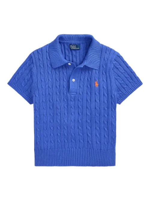 Polo en maille torsadée - Polo Ralph Lauren - Modalova