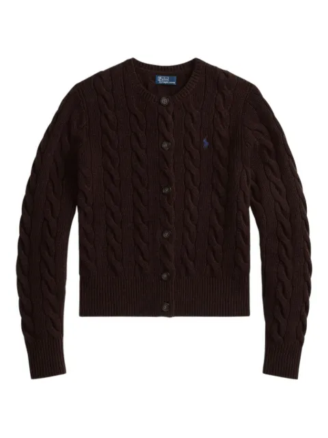 Polo Ralph Lauren cable-knit button-up cardigan