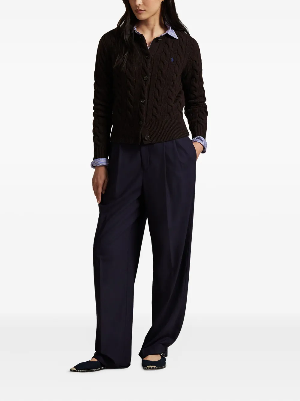Polo Ralph Lauren cable-knit button-up cardigan | Cardigans | Image 2