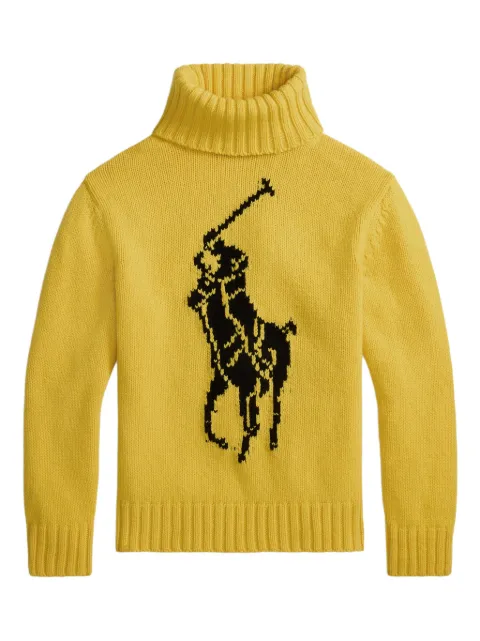Polo Ralph Lauren polo-player-intarsia wool sweater