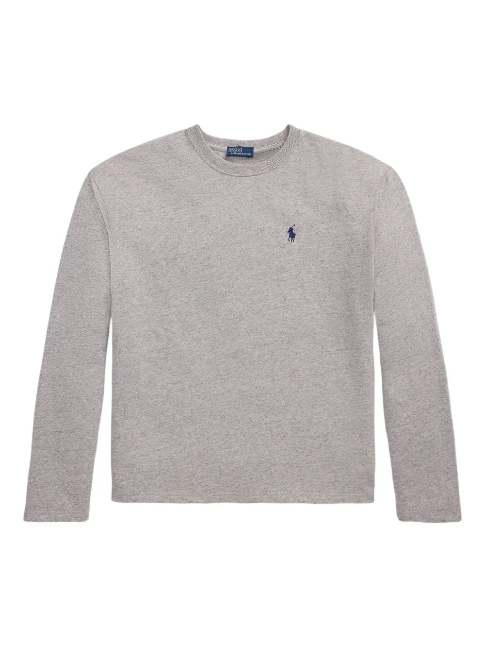 Polo Ralph Lauren クルーネック ロングTシャツ - グレー Polo Ralph Lauren クルーネック ロングTシャツ - グレー