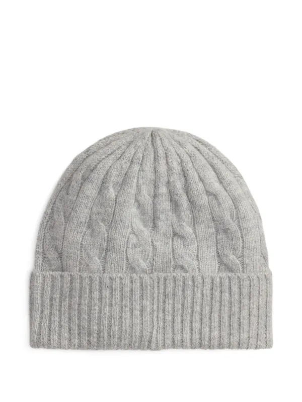 Polo Ralph Lauren cable-knit Beanie | Grey | FARFETCH CA