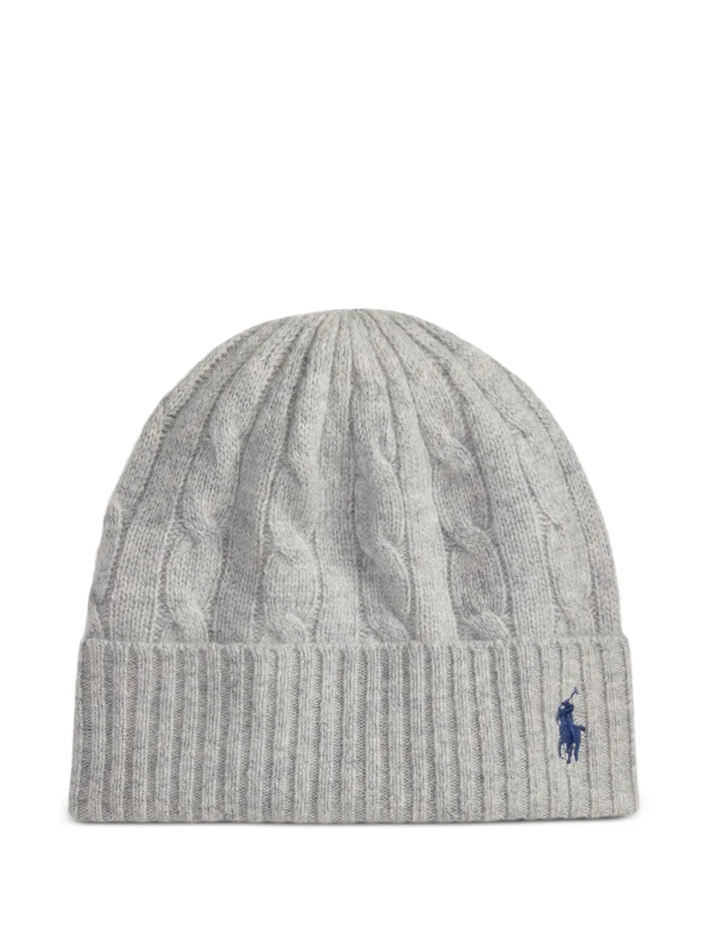 Polo Ralph Lauren Kabelgebreide muts Grijs