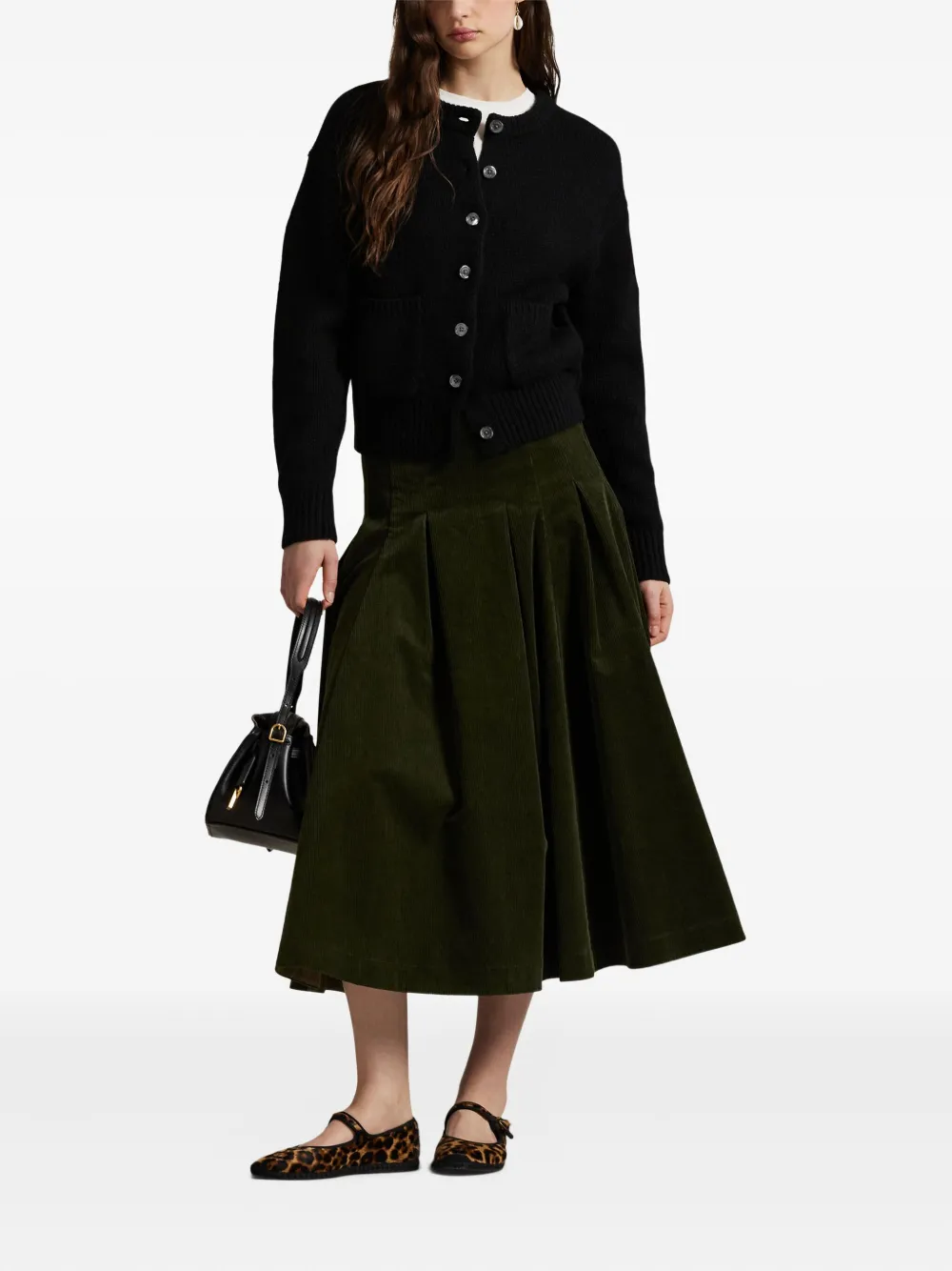 Polo Ralph Lauren Midi-plooirok Groen