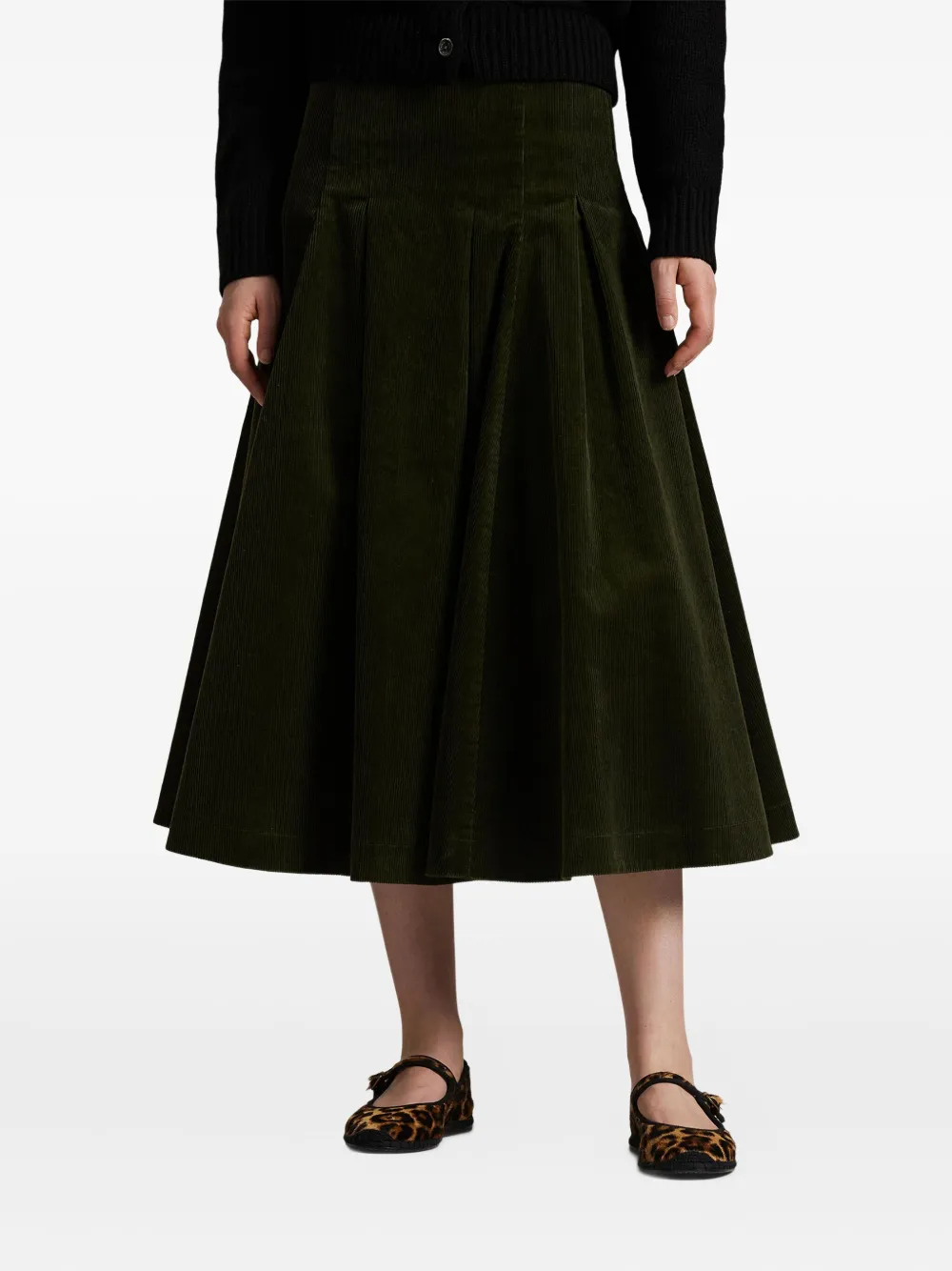 Polo Ralph Lauren Midi-plooirok Groen