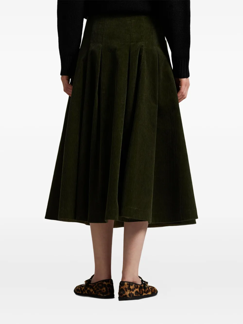 Polo Ralph Lauren Midi-plooirok Groen