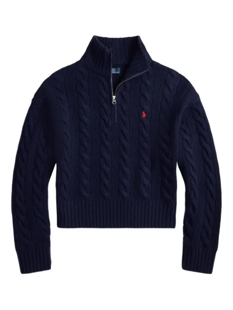 Polo Ralph Lauren كنزة بحياكة الضفيرة