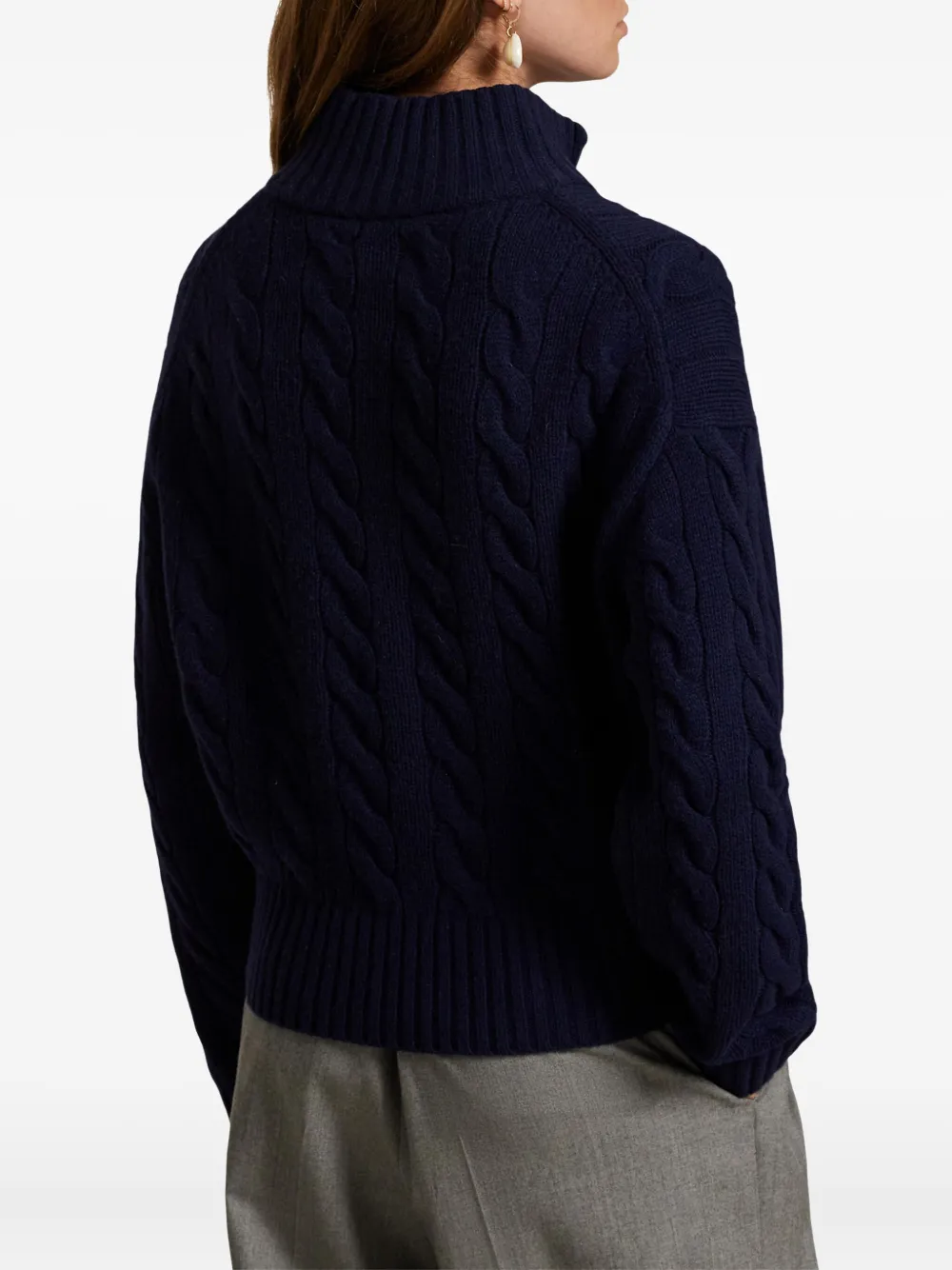 Polo Ralph Lauren Kabelgebreide trui Blauw