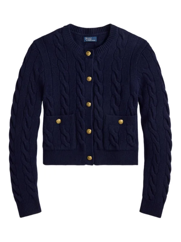 Polo Ralph Lauren ケーブルニット カーディガン | ブルー | FARFETCH JP