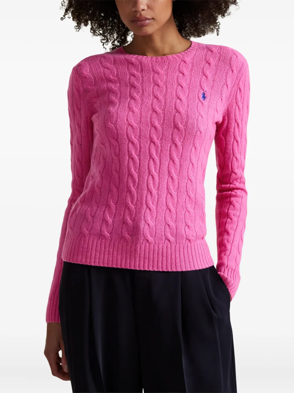 Polo Ralph Lauren Kabelgebreide trui Roze