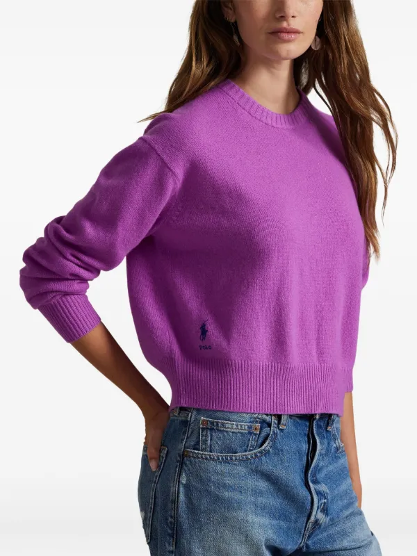 Polo by Ralph Lauren バーガンディ セーター L Polo by Ralph Lauren バーガンディニットセーター - メルカリ