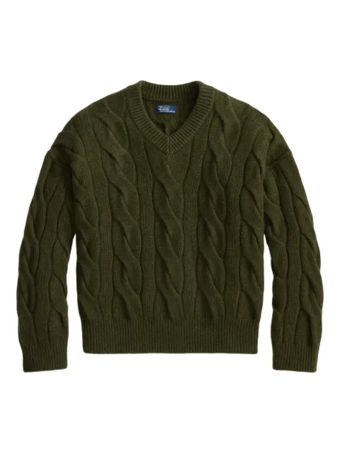 Polo Ralph Lauren cable-knit V-neck sweater