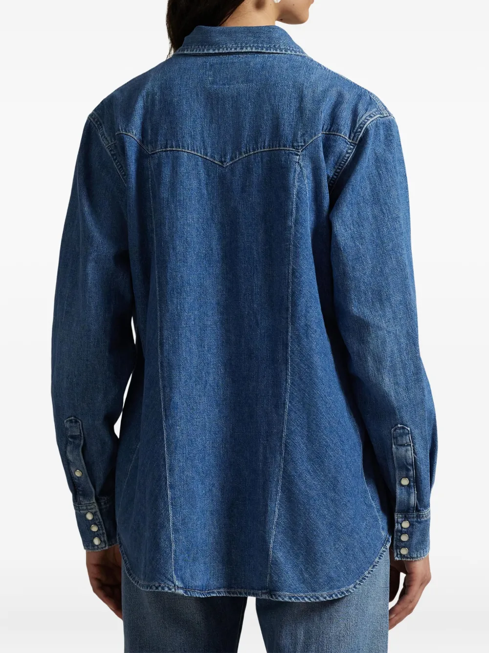 Polo Ralph Lauren Denim blouse Blauw