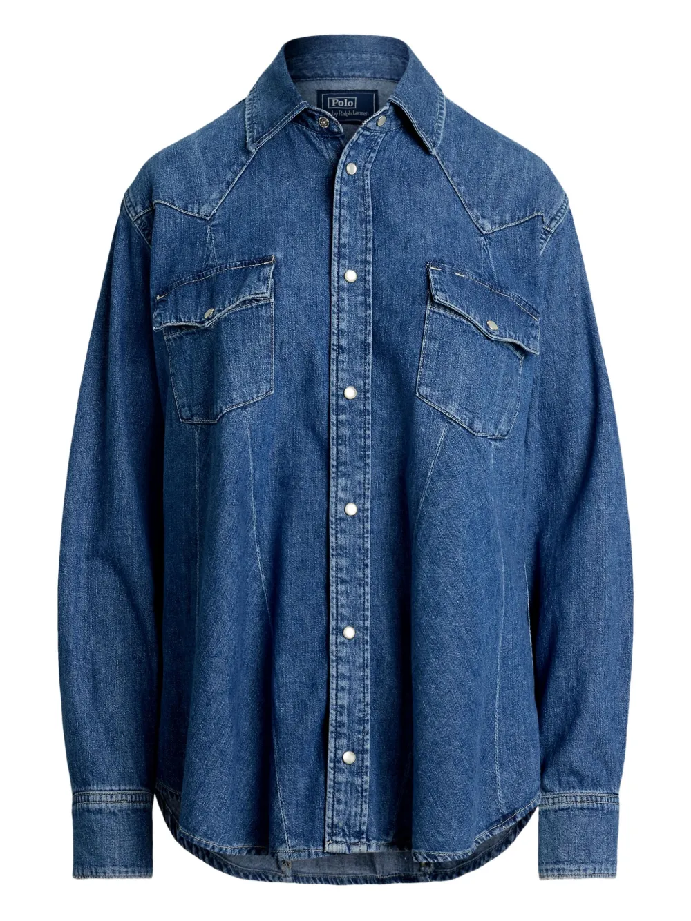 Polo Ralph Lauren Denim blouse Blauw