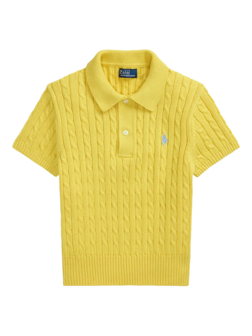 Polo Ralph Lauren Kabelgebreide polotop Geel