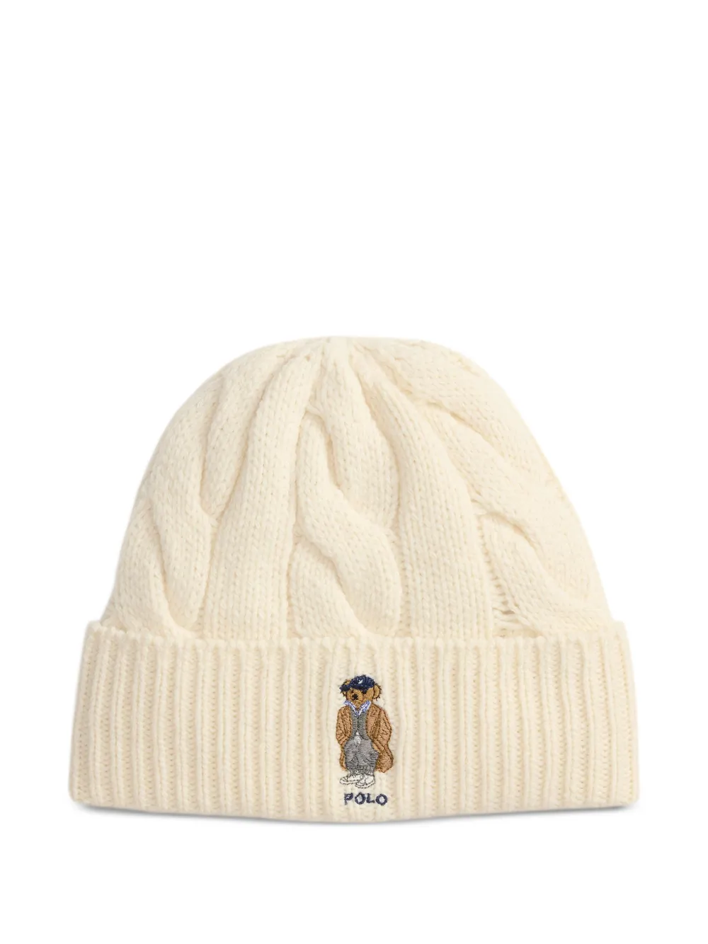 Polo Ralph Lauren Kabelgebreide muts Beige