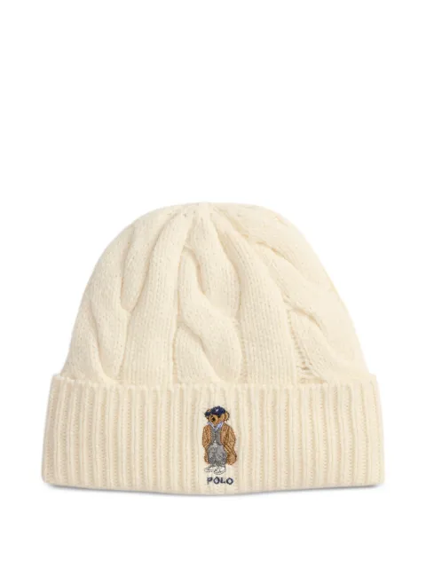 Polo Ralph Lauren gorro en tejido de ochos