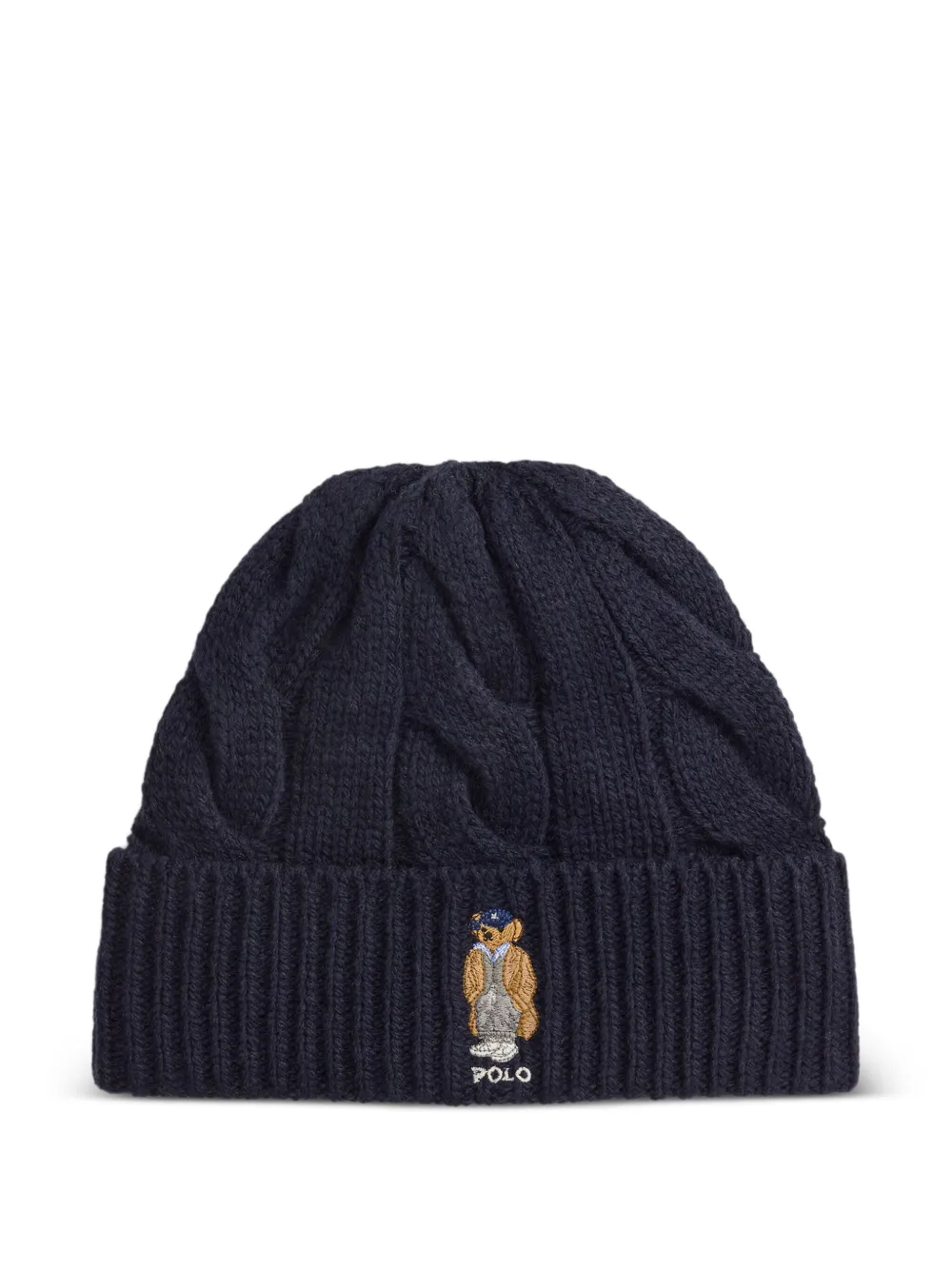 Polo Ralph Lauren Kabelgebreide muts Blauw