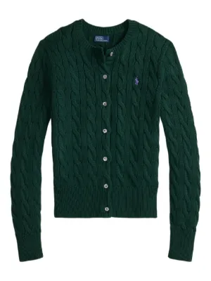 Polo by Ralph Lauren カーディガン コットンニット 緑 L Polo by