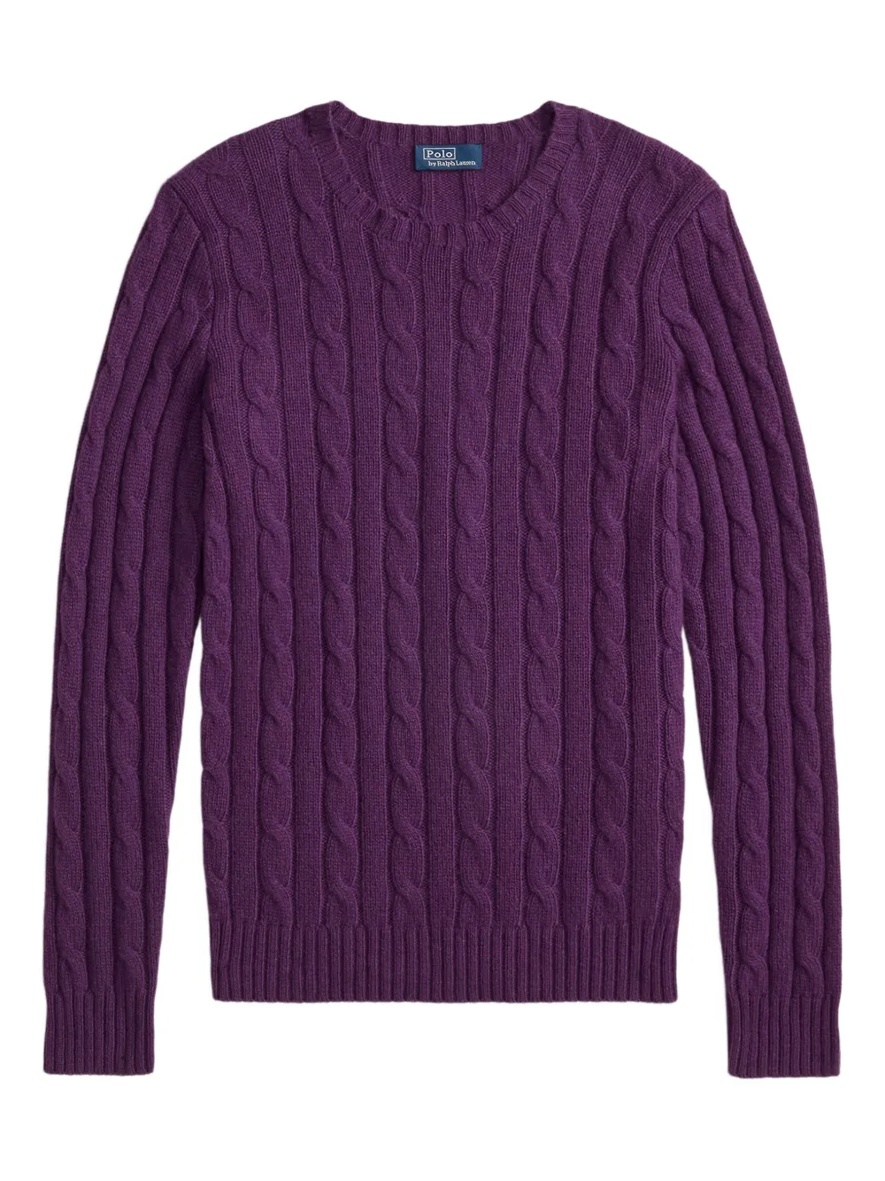 Polo Ralph Lauren cable-knit cashmere sweater | Purple | Image 1